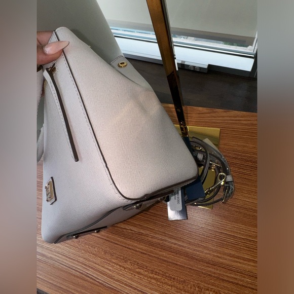 Dooney & Bourke Saffiano Small Zip Satchel Bag - Picture 9 of 17